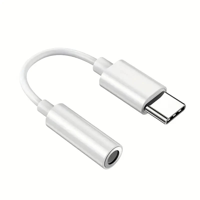 USB-C to 3.5mm Headphone Adapter, USB C to AUX Audio Dongle, 3.5mm (0.14 in) Jack for Phones & Tablets