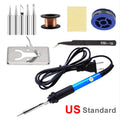 Adjustable Temperature 60W Electric Soldering Iron with Interchangeable Tips - Precision Soldering Repair Tool