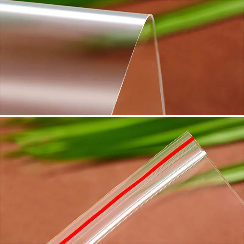 Small Reclosable Clear Zip-Top Bags 200ml (6.8 fl oz) – Resealable Plastic Food Storage & Multi-Purpose Bags