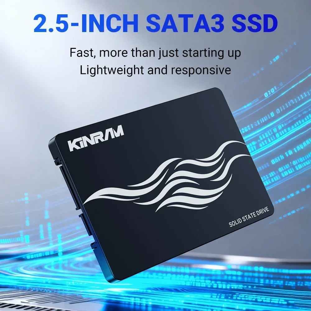 2.5-inch (7mm) SATA III Internal SSD — 64GB/120GB/128GB/240GB/256GB/512GB/1TB/2TB | Up to 560MB/s Read