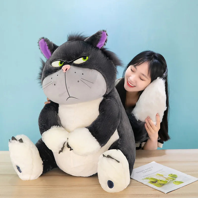 Lucifer Cartoon Cat Plush Doll 30cm (11.8in) Soft Short Plush with PP Cotton Filling - Cute Comfort Pillow Gift for Kids & Teens