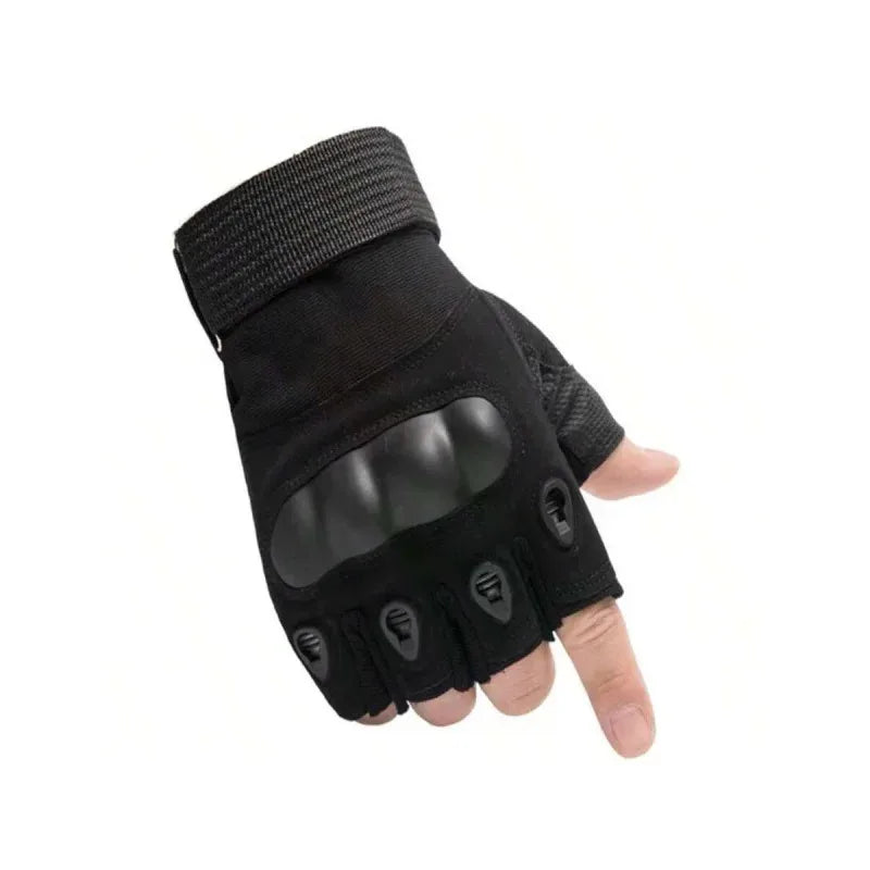 Men's Half-Finger Tactical Gloves - Outdoor Military Shooting Hunting Airsoft Motorcycle Cycling