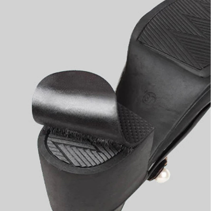1 m (3.28 ft) Self-Adhesive Anti-Slip Sole Stickers, Mute Cushion Insoles for Outsole Repair, Wearable Shoe Pads