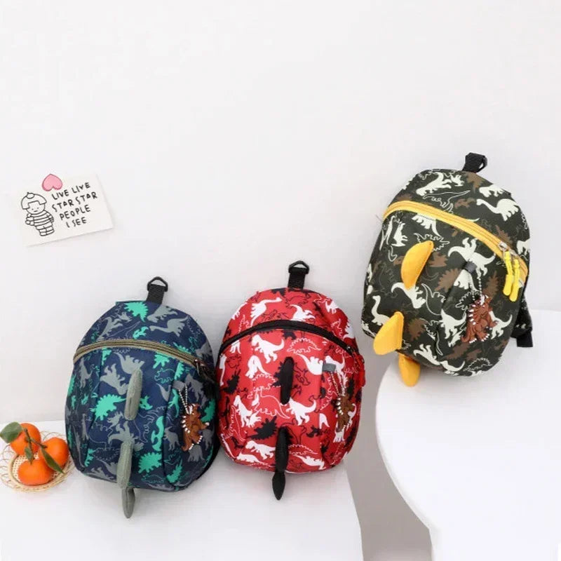 Dinosaur Toddler Safety Harness Backpack – Anti-Lost Wrist Link Kids School Bag (Ages 4-6)