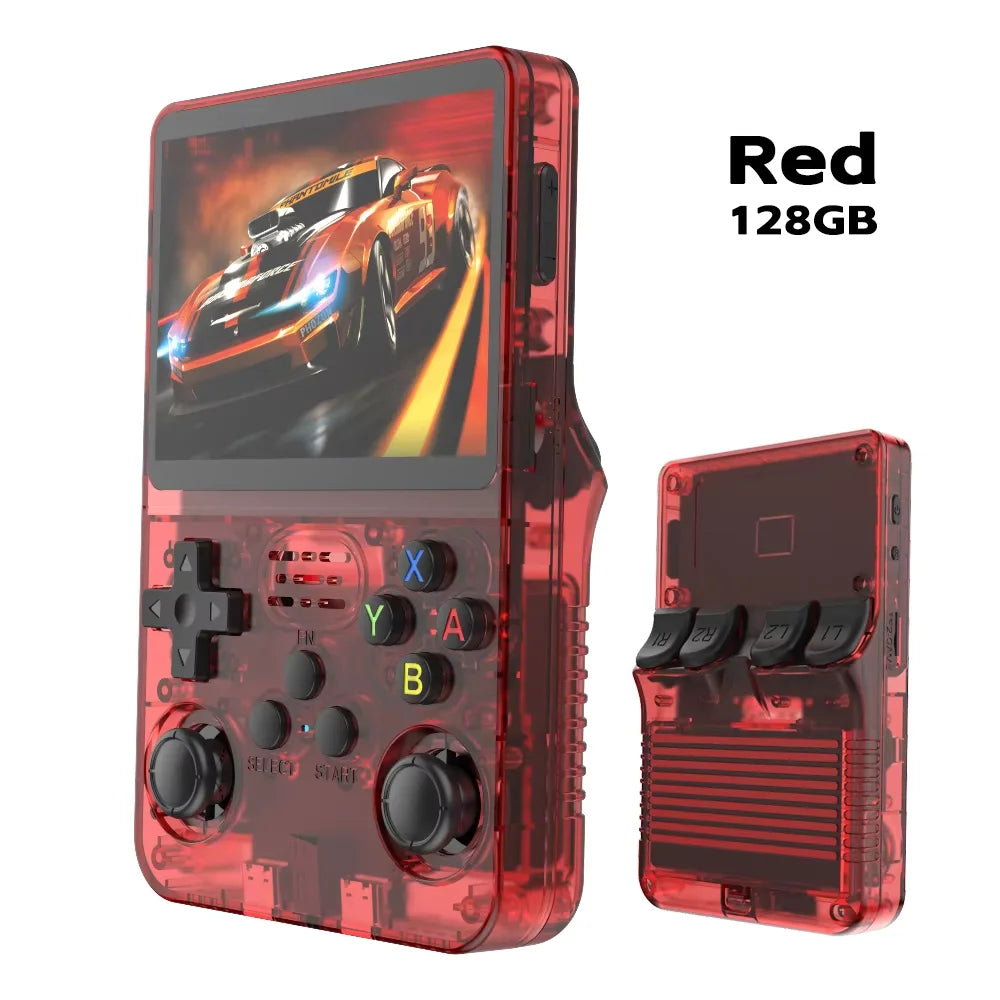 Retro Handheld Game Console 3.5-Inch IPS 640x480, 15,000+ Classic Games, 3200mAh Battery, Bluetooth Portable Pocket Player