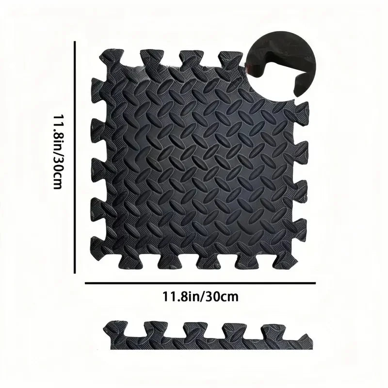 4–20 Pack EVA Foam Activity Floor Mats 30 x 30 cm (11.8 x 11.8 in) – BPA-Free Waterproof Non-Slip Interlocking Kids Play & Home Gym Mats