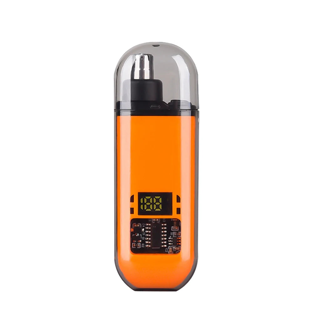 USB Rechargeable Mini Nose Hair Trimmer – Portable Electric Nose & Ear Hair Remover with LED Display, IPX7 Waterproof