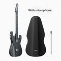 Portable Smart Hybrid Guitar — Pain-Free Silicone Strings, 9 Tone Modes, Built-In Speaker & Mic