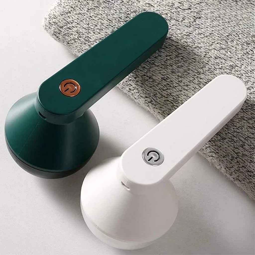 USB Rechargeable Fabric Shaver Lint Remover for Clothes & Sofa - Portable 1200mAh Defuzzer with Safety Mesh & Large Dust Box