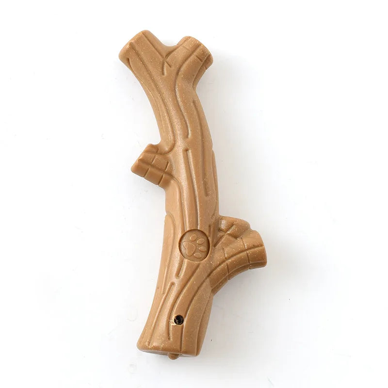 Dog Dental Chew Toy - Interactive Bamboo Bone for Teeth Cleaning, Breath Freshening & Durable Chew Training