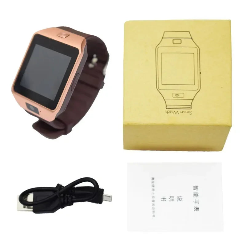 1.56-inch Touch Screen Smartwatch with SIM Support, Bluetooth Calls, Camera & Fitness Tracker