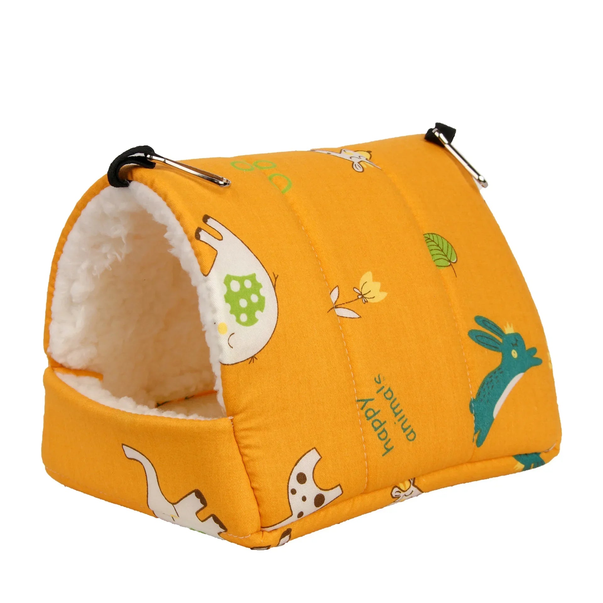 Cute Printed Hanging Pet Bed - Mini Nest for Birds, Hamsters, Guinea Pigs, Rabbits & Squirrels