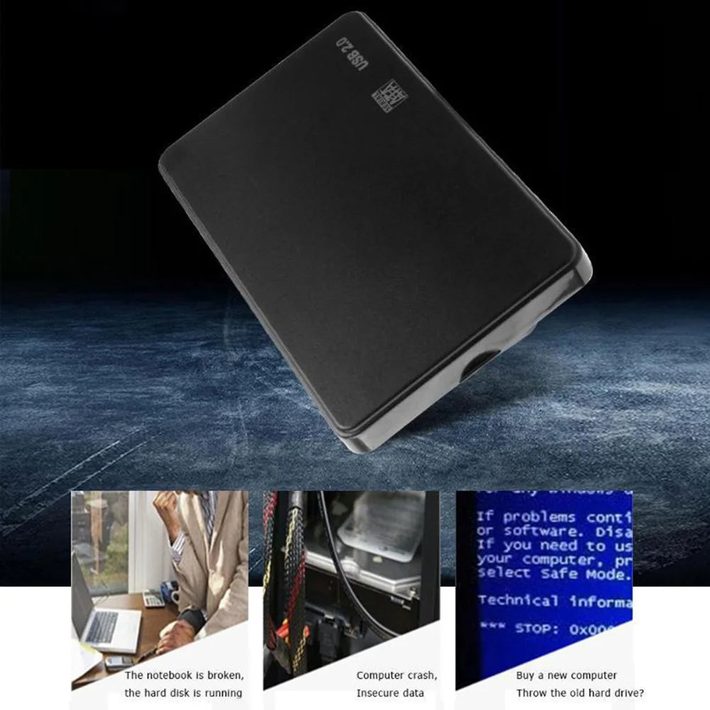 2.5-Inch SATA SSD/HDD USB 3.0 Hard Drive Enclosure - 3TB Support, USB 2.0/3.0 SuperSpeed Portable Case