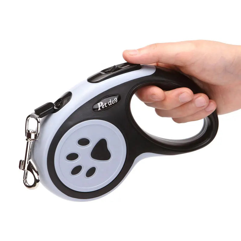 Retractable Nylon Dog Leash 3m/5m (9.8/16.4 ft) Extendable Lead for Small & Medium Dogs and Cats
