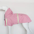 Large Hooded Dog Raincoat Waterproof Windproof Reflective Cloak for Corgi and Puppy