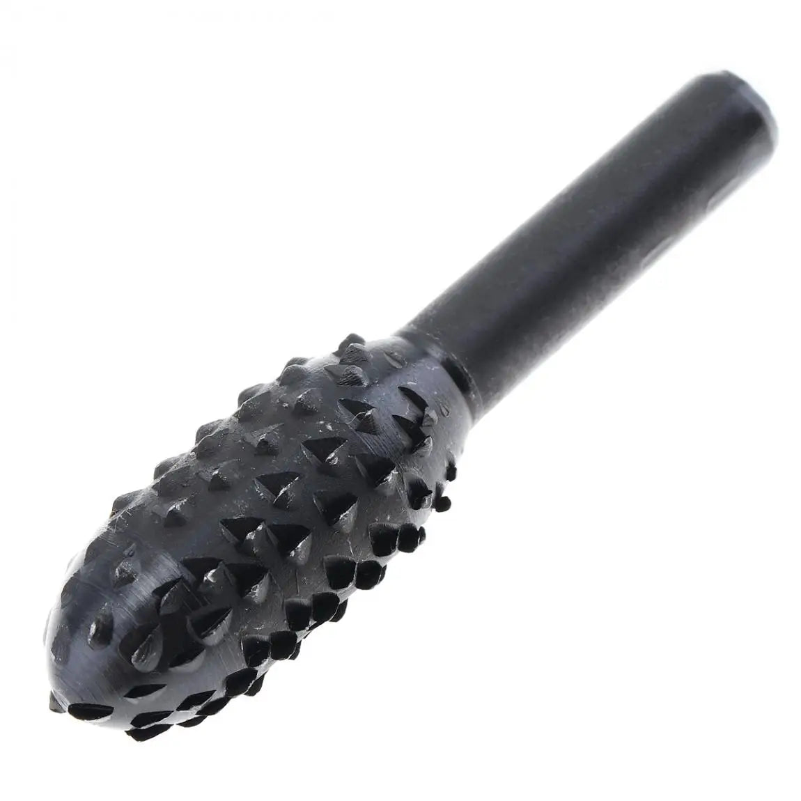 5-Piece Black Wolf Tooth Rotary Burr Set — Woodworking Grinding & Polishing Bits for Rotary Tools
