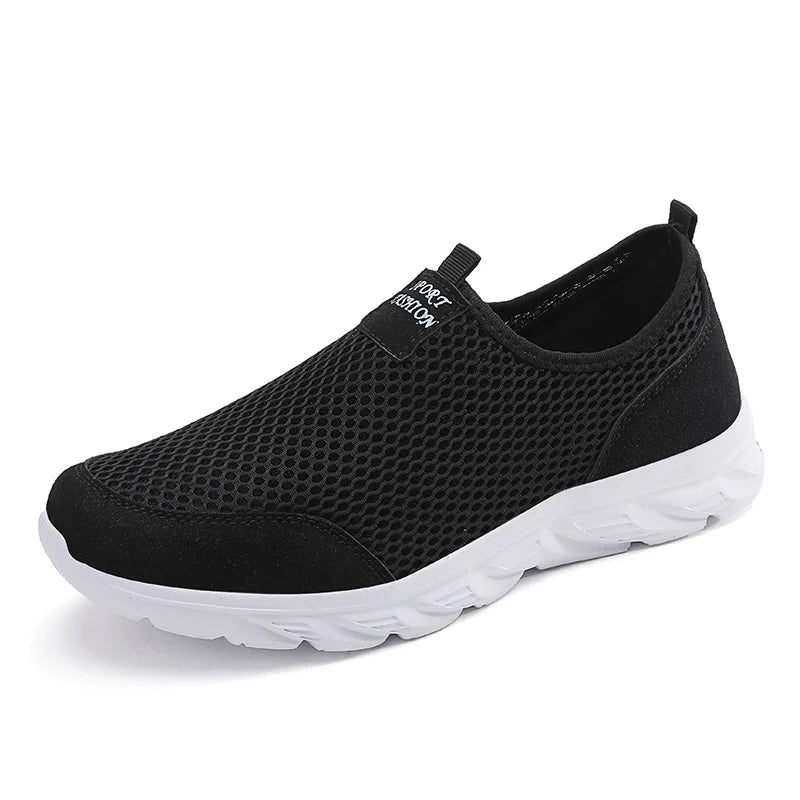 Men's Lightweight Breathable Slip-On Casual Sneakers – Anti-Slip Outdoor Walking Shoes (EU 39-47)
