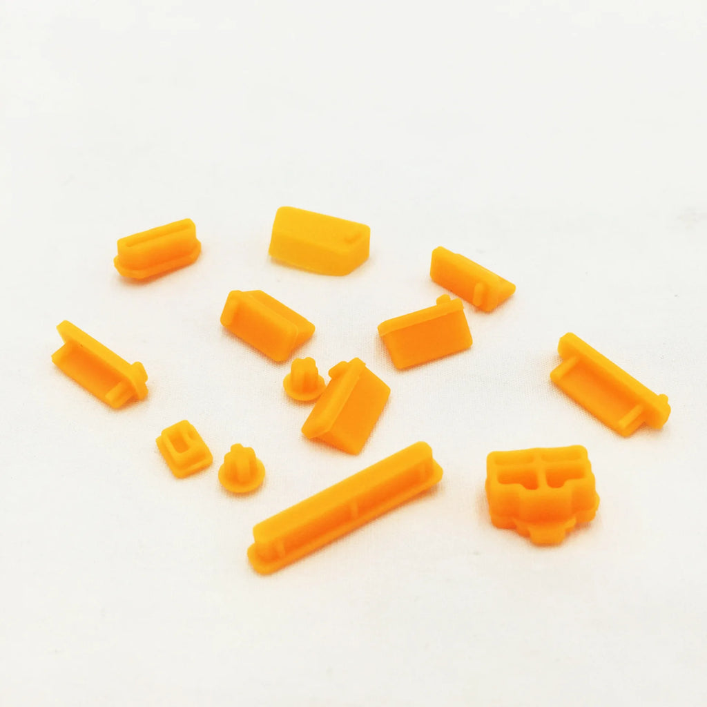 16-Piece Universal Silicone Dustproof Plugs for Laptop & Notebook Ports, USB Port Protectors