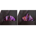 41 Colors 25 x 25 cm (9.8 x 9.8 in) Men's Pocket Square Handkerchief - Paisley, Dot & Stripe Wedding Hanky