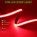 COB LED Strip Light High-Density 480/528 LEDs/m Flexible 8mm/10mm Tape Warm/Natural/Cool White + RGB DC12/24V