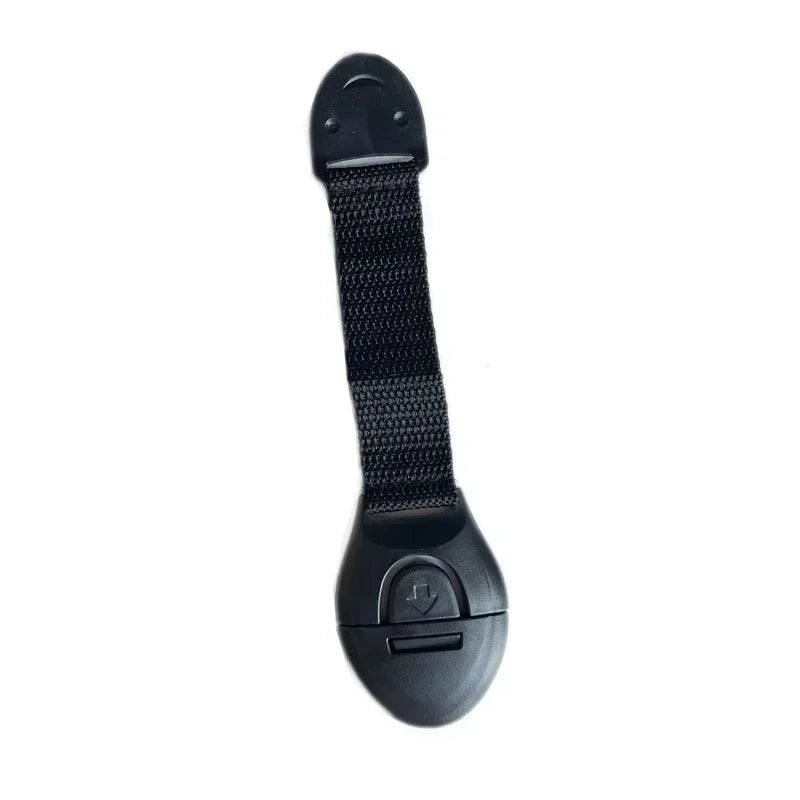 Baby Childproof Safety Strap Lock for Cabinets Drawers Refrigerator Toilet Lid – 5-Pack