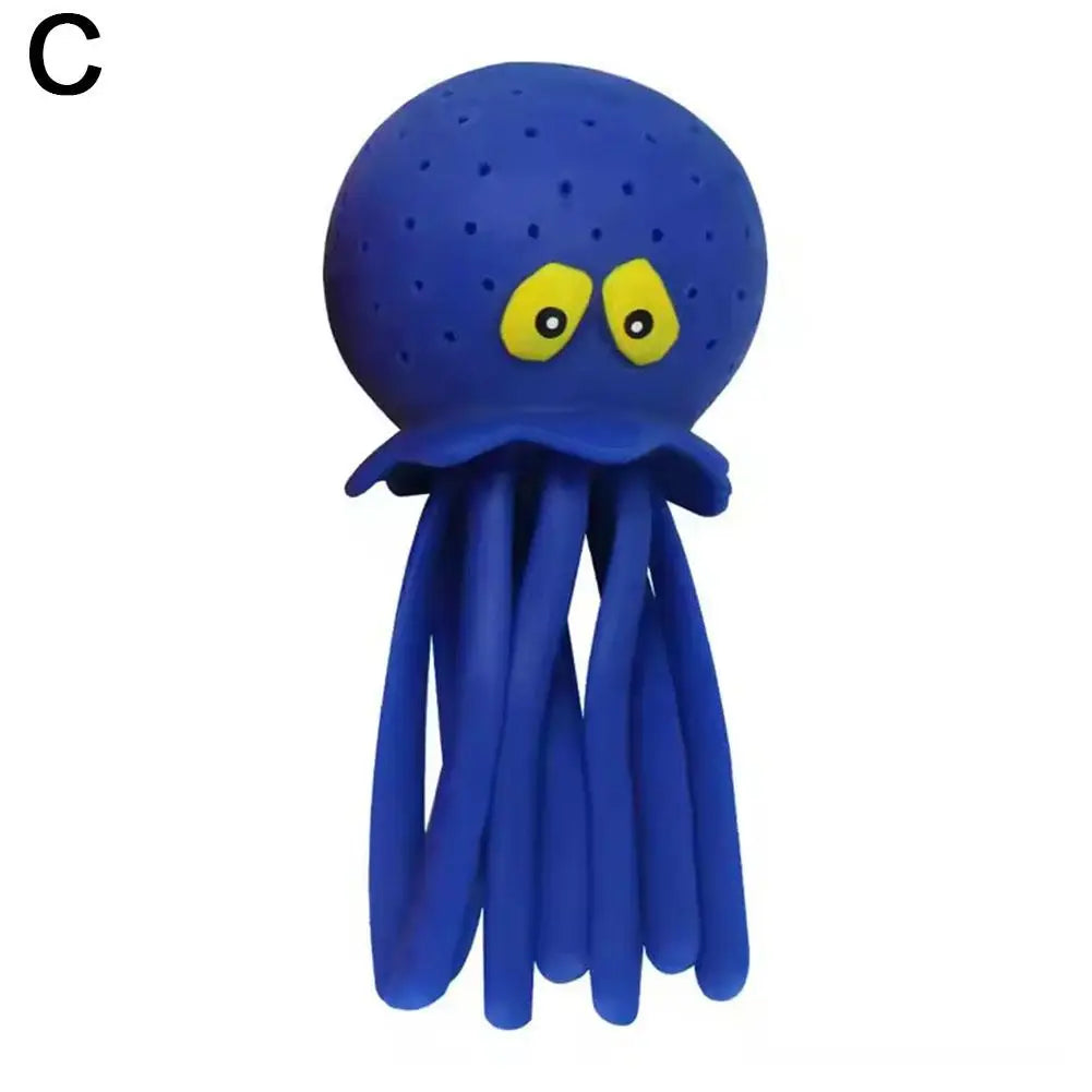 Octopus Bath Squirter Toy for Toddlers – Water Absorbing Sponge Bath Toy for Kids, Available in 1/2/3/5-Pack