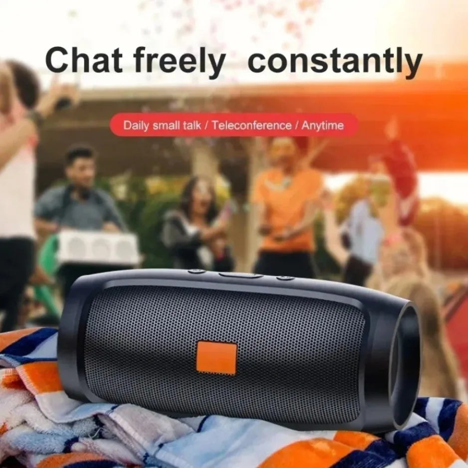Portable Dual Bluetooth Speaker with Subwoofer, TF/USB Playback, FM Radio & TWS 360°