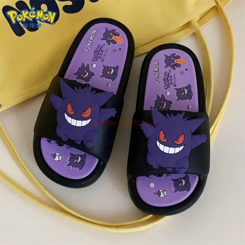 Gengar Anime Unisex Slippers — Anti-Slip Cartoon Couple House Shoes, EVA-Style Comfort