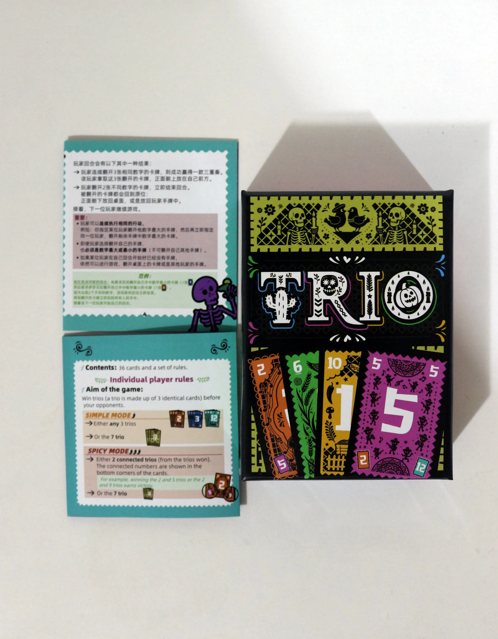 Trio Family Card Game – 3-6 Players, Ages 8+, 15 Min