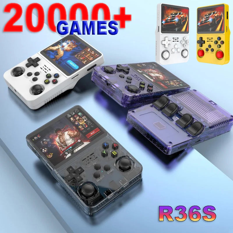 Retro Handheld Game Console 3.5-Inch (8.9 cm) IPS 640x480 — 3200mAh Portable Pocket Gamer with Dual Joysticks, Bluetooth & USB-C, 15,000+ Classic Games