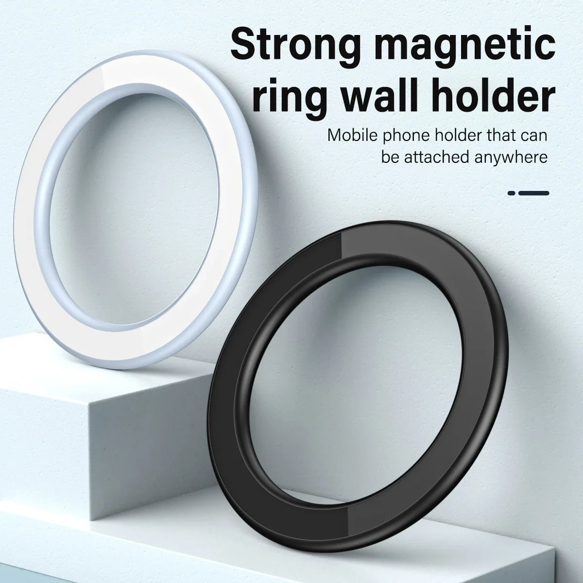 Universal Strong Magnetic MagSafe-Compatible Phone & Tablet Stand Car, Wall & Ring Holder