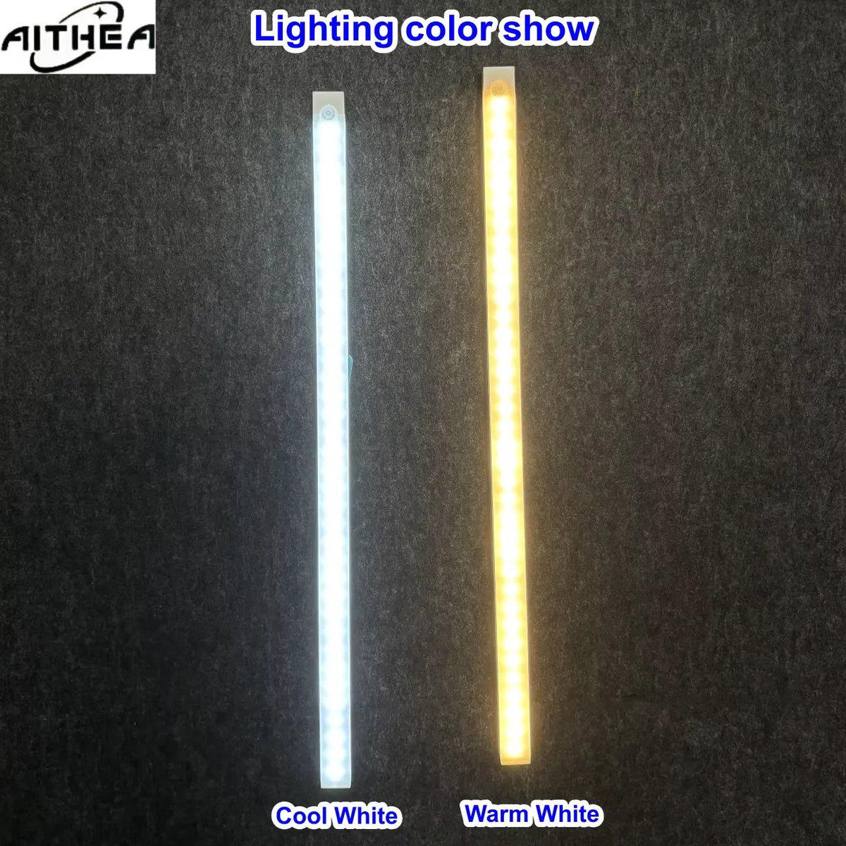Rechargeable LED Motion Sensor Strip Light – Under Cabinet, Wardrobe & Bedside Cordless Night Light