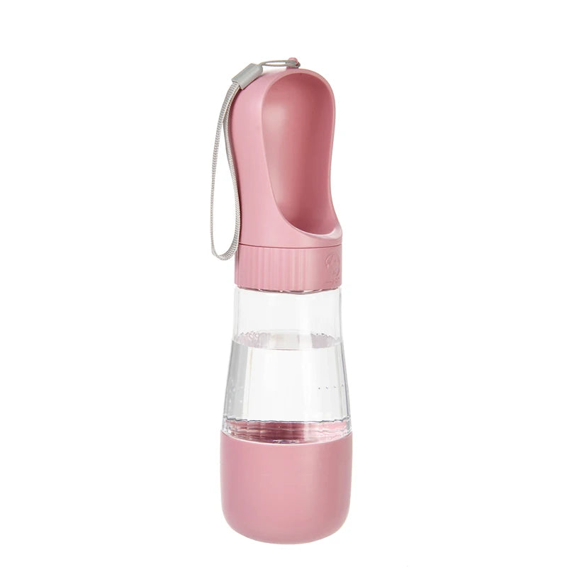 Portable 2-in-1 Dog Water Bottle with Food Container – Travel Pet Water Dispenser for Small to Large Dogs & Cats