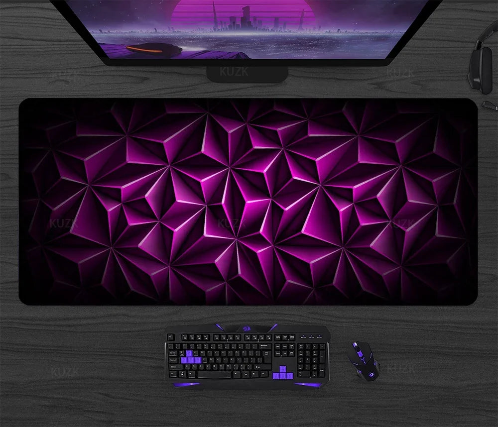 Large Gaming Mouse Pad Desk Mat XL Extended Keyboard & Mouse Pad — 30x80 / 40x90 / 50x100 cm (11.8x31.5, 15.7x35.4, 19.7x39.4 in)