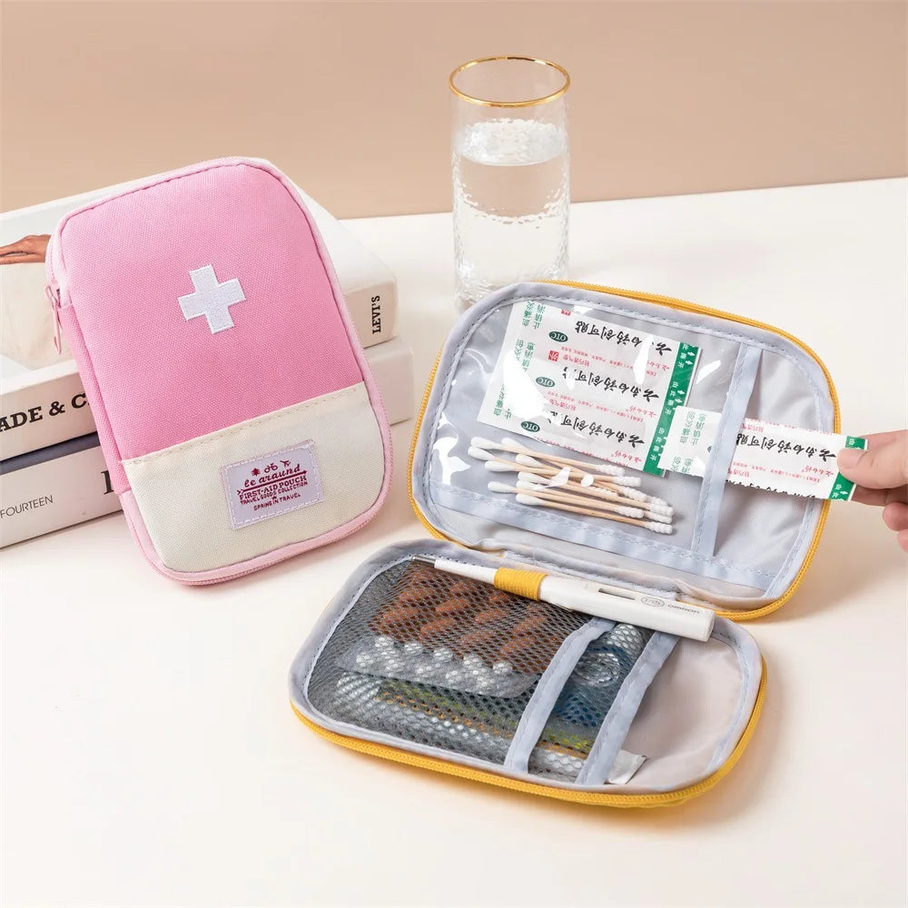3-Pack Portable First Aid Organizer Bag for Emergency, Travel, Camping & Home