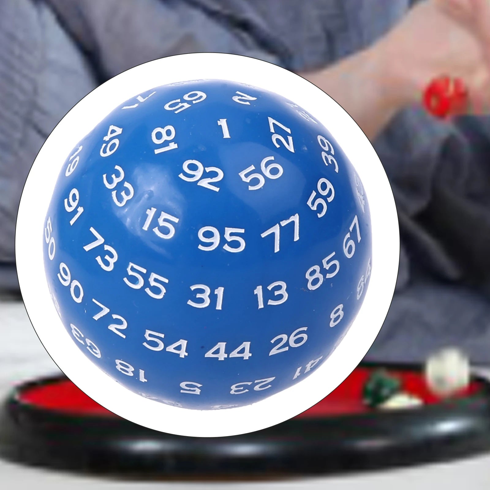 100-Sided D100 Acrylic Dice 48mm / 1.89in Polyhedral RPG Tabletop Game Accessory