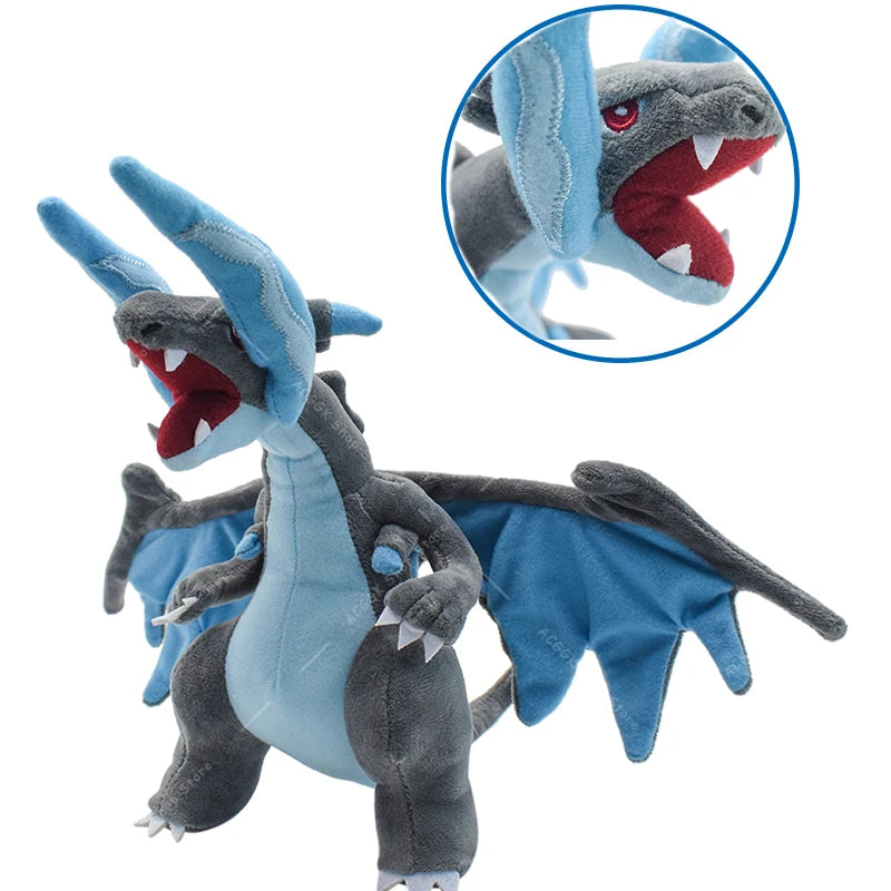Mega Charizard Plush Toy – 22 cm (8.7 in) Stuffed Cotton Doll for Kids & Collectors