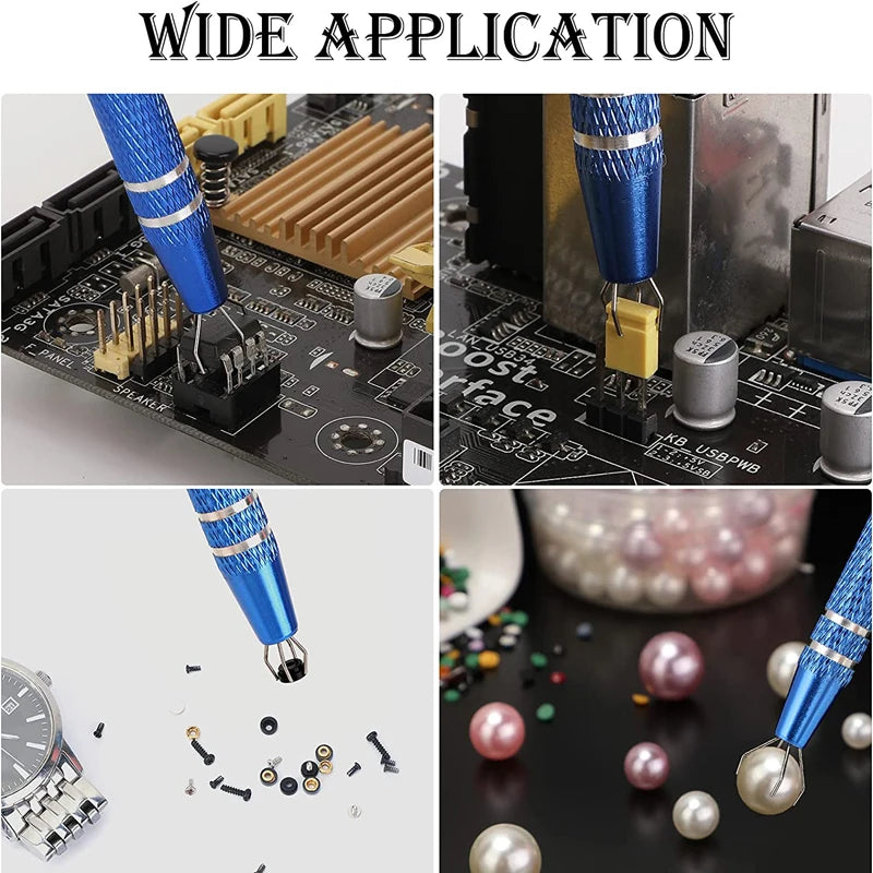 4-Claw IC Chip Extractor Tool – Precision Electronic Component Grabber & Puller
