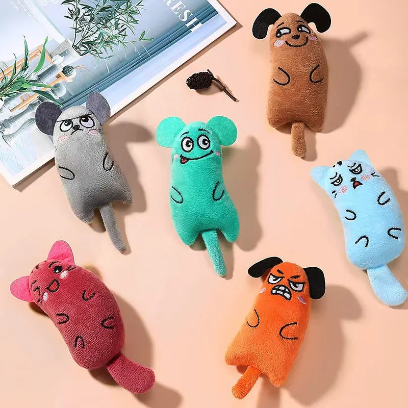 Plush Catnip Mouse Toy for Cats – Bite-Resistant