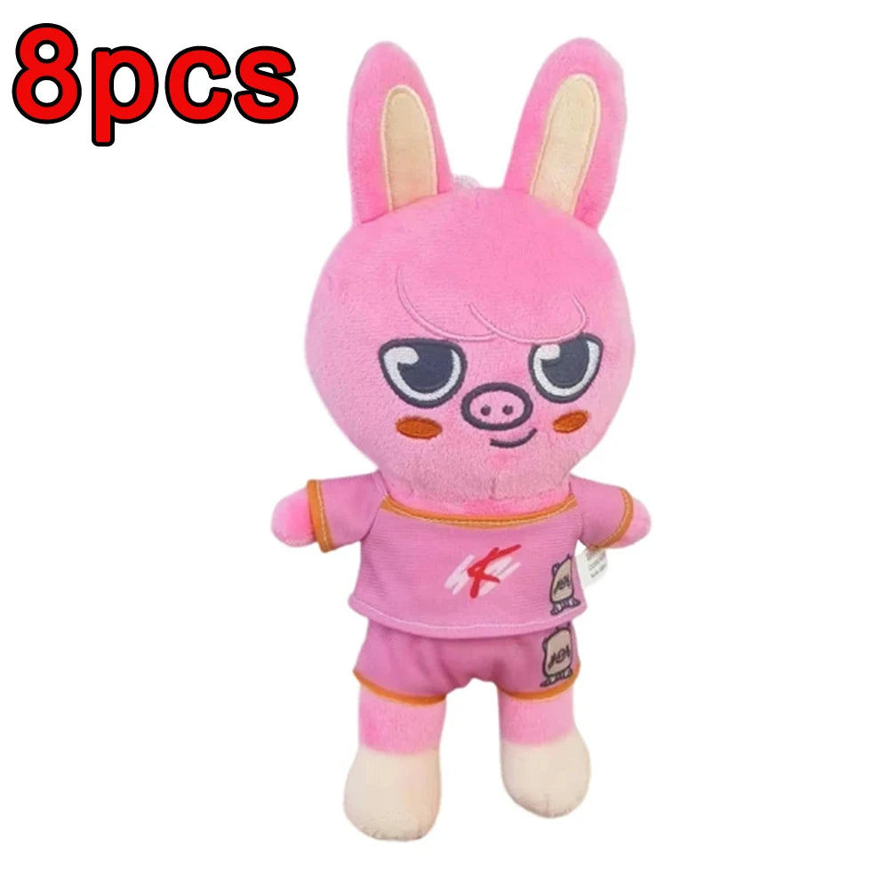 Kawaii 23 cm (9.1 in) Plush Stuffed Animal, Cute Cartoon Companion Toy & Room Decor Gift