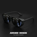 Men's Polarized Riding Sunglasses – Square Polycarbonate Frame for Outdoor Sports & Casual Wear