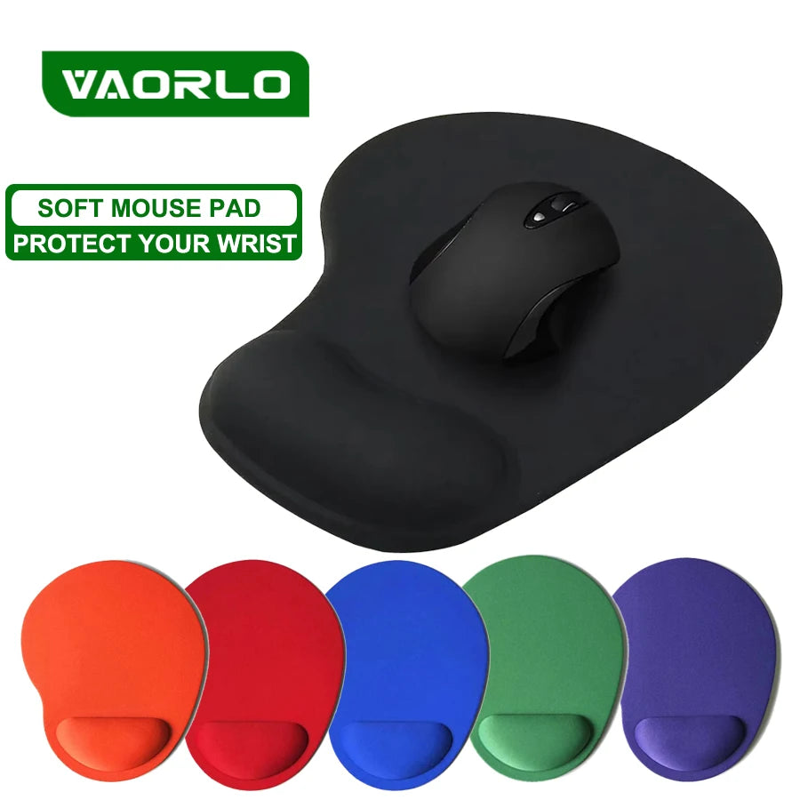 Ergonomic Wrist Rest Mouse Pad with Soft Wrist Support – Non-Slip Mousepad for PC & Laptop