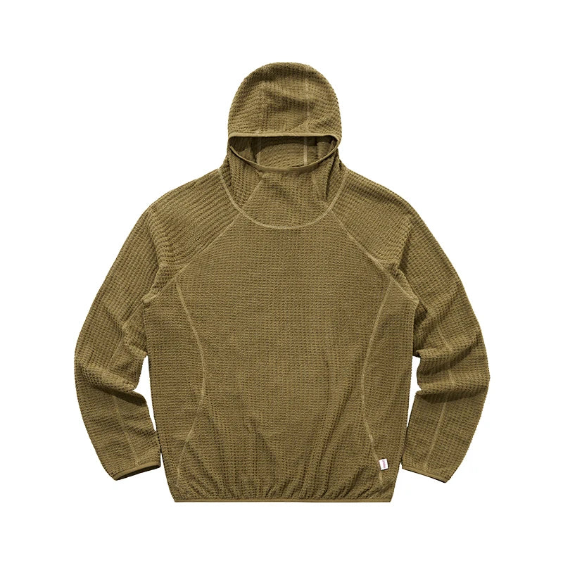Lightweight Thermal Hooded Sweatshirt – Thickened Warm Unisex Hoodie for Autumn & Winter, Solid Colors