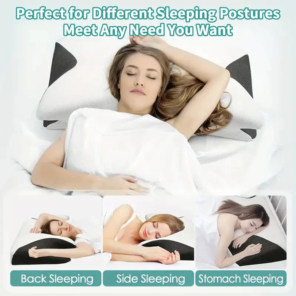 Memory Cotton Neck Pillow - Ergonomic U-Shaped Neck Support for Travel, Sleep & Relaxation