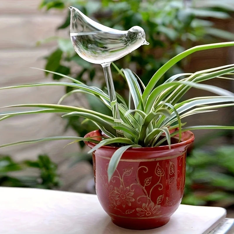 5-Pack Bird-Shaped Self-Watering Plant Globes, Automatic Drip Watering for Indoor Plants & Garden