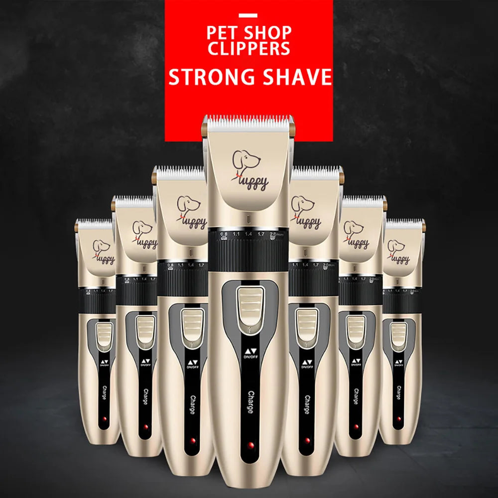 Cordless Pet Hair Clippers – Professional Rechargeable Trimmer Set for Dogs, Cats & Rabbits, Quiet Motor, 120-Min Runtime