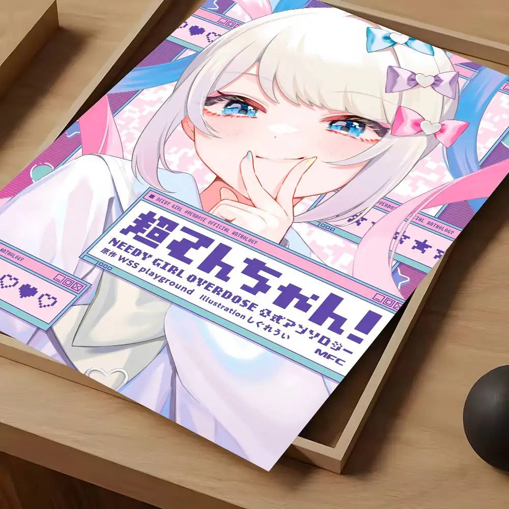 Anime Needys Girl Overdose Poster - Premium Print Wall Art for Room & Bar Decor