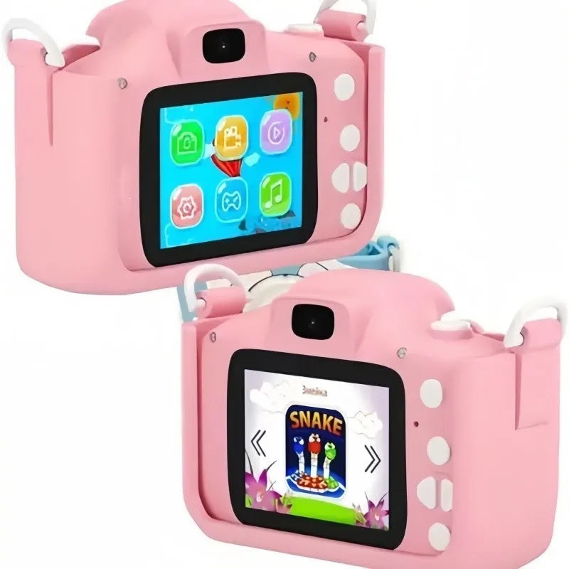 Kids Digital Camera 1080P – Rechargeable Educational Toy Camera with Optical Zoom for Boys & Girls