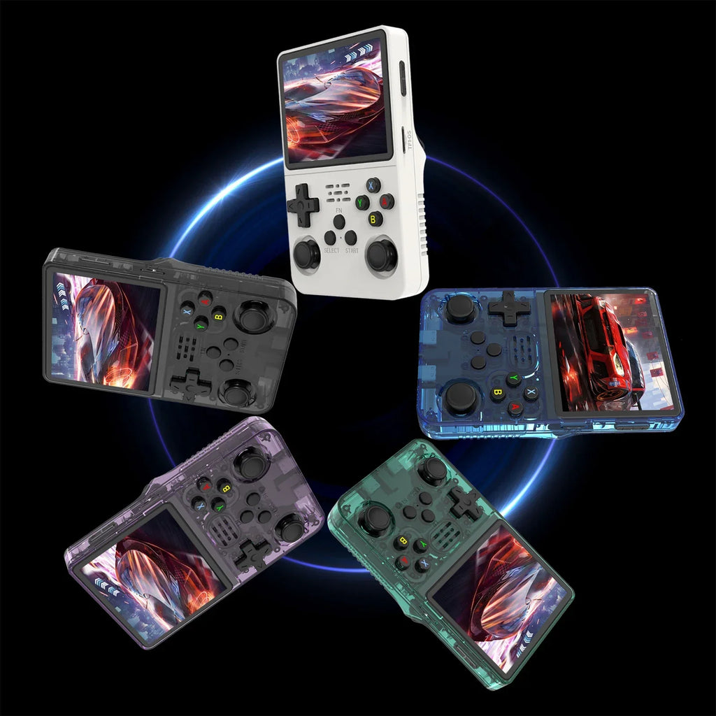 3.5-inch (8.9 cm) IPS Handheld Retro Game Console 640x480 — 64GB Storage, 16,000+ Classic Games, Portable Pocket Player