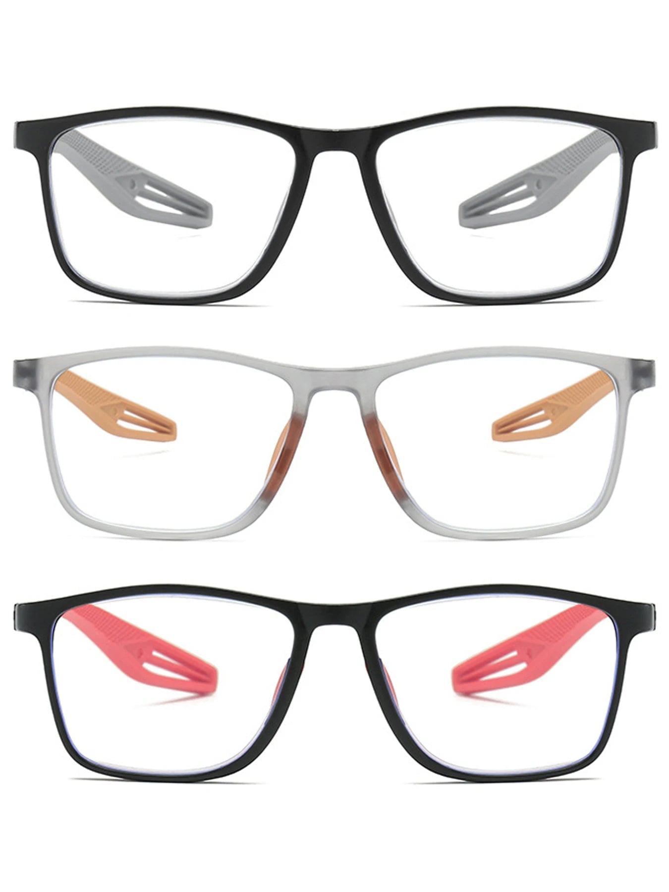 Anti-Blue Light Reading Glasses for Men and Women – Unisex Large Frame with Optical Stand
